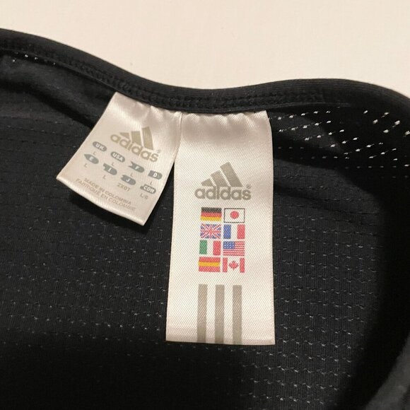 Adidas Shirt Long Sleeve Quarter Zip Youth Kids Size Large - Picture 4 of 16